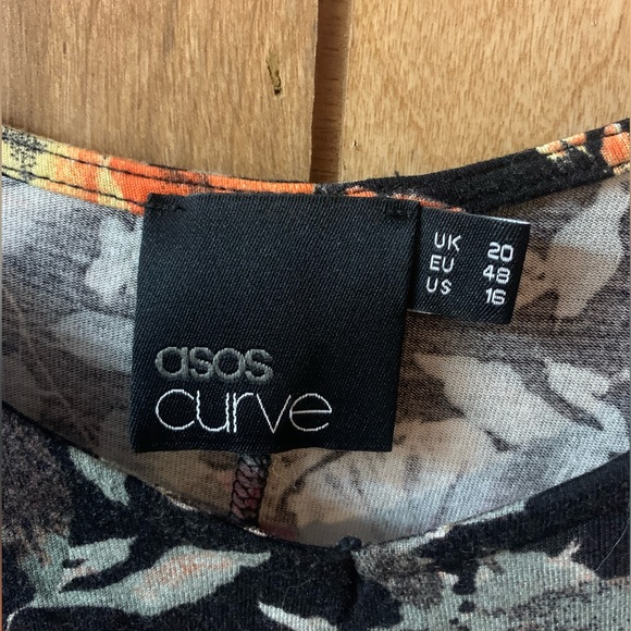 ASOS Black Floral Cami Tank with Spaghetti Straps - Picture 5 of 5